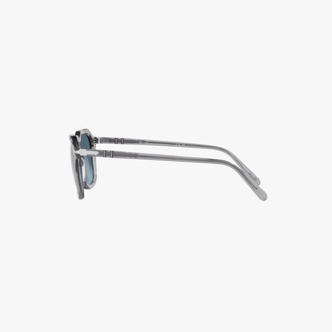 Persol PO3292S - 309/Q8 transparent grå kvadratiske solbrille
