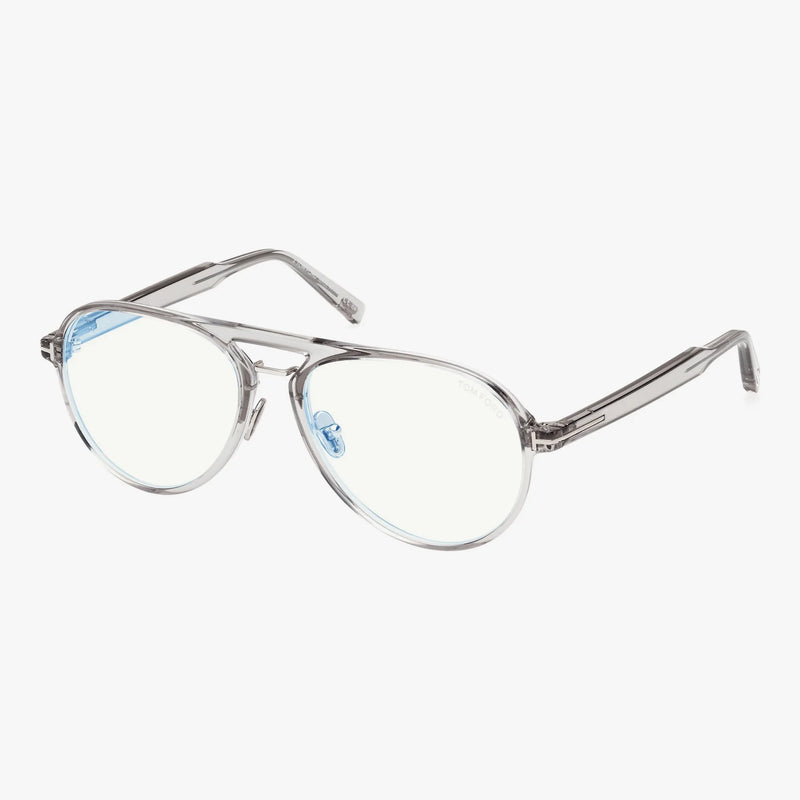 Tom Ford FT5981-B - 020 transparent grå aviator brille