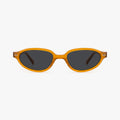 Aurevo transparent brun oval solbrille