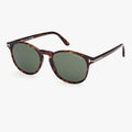 Tom Ford Lewis - 52N havana rund solbrille