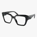 Prada PR 09ZV - 1AB1O1 sort rektangulær brille