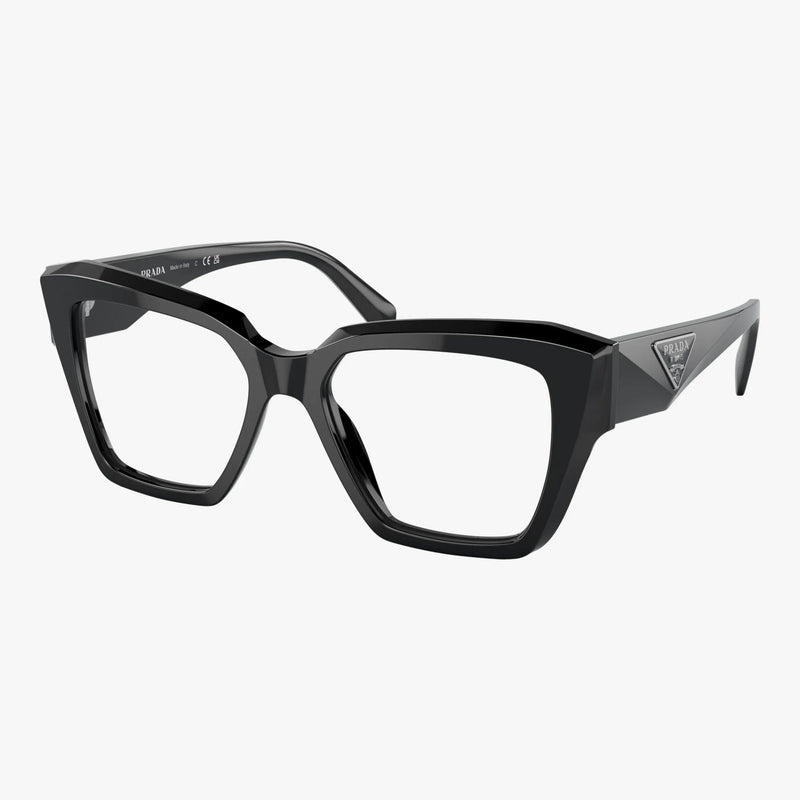 Prada PR 09ZV - 1AB1O1 sort rektangulær brille