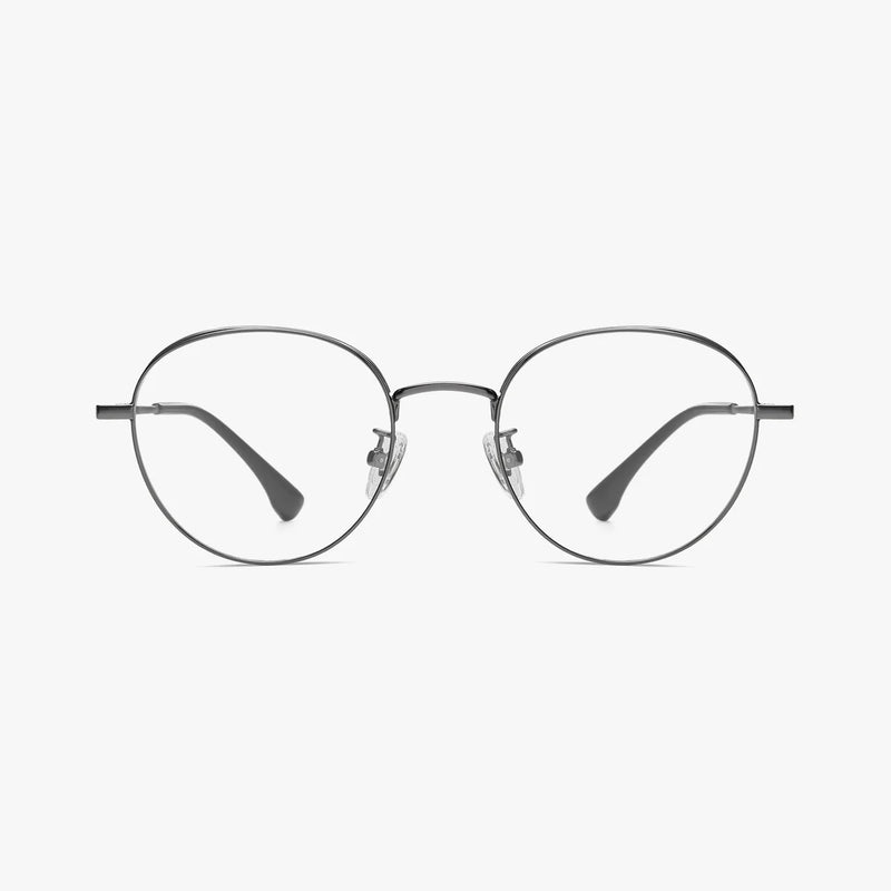 Nivelle gunmetal rund brille
