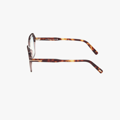 Tom Ford FT5947-B - 048 transparent brun rektangulær brille