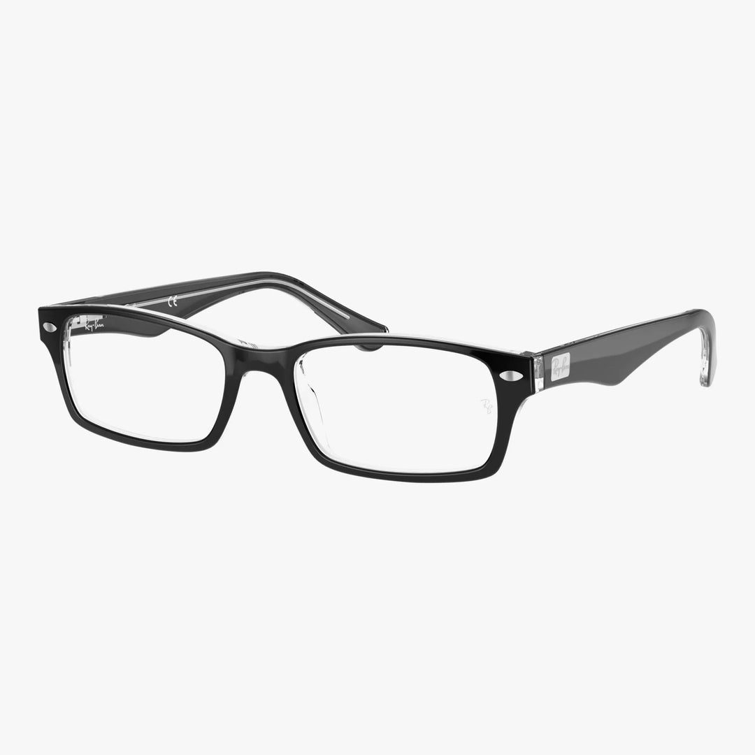 Ray-Ban RX5206 - 2034 - Sort og transparent