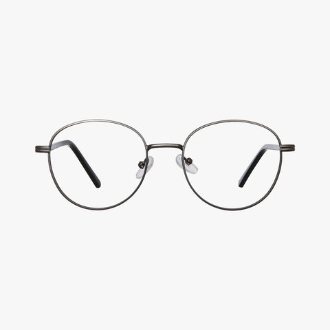Delacroix gunmetal rund brille