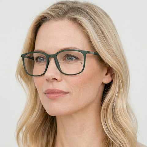 Ray-Ban RX7199 - 8062 - Grøn på model