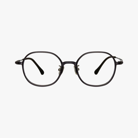 Isolde transparent grå rund brille