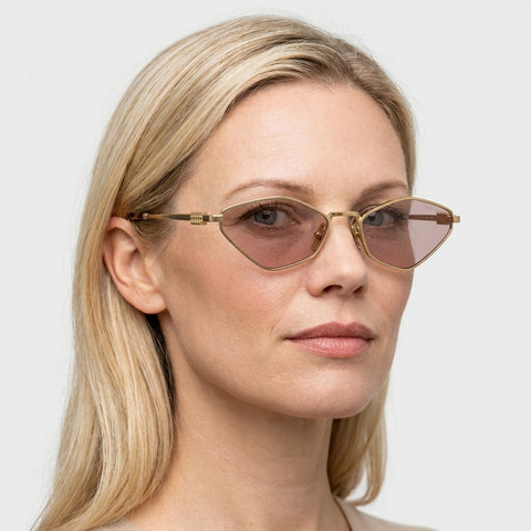 Miu Miu MU 56ZS - 5AK20I - Guld på model