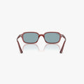 Ray-Ban ZURI - 680980 - Transparent rødbrun